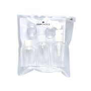 Set de 5 Recipiente pentru calatorie si etui cu fermoar, Top Choice,
