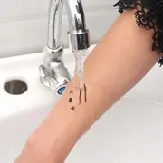 Eyeliner Fantasy, cu Stampila Flower Tatoo, Magic Studio, 2 g