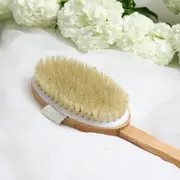 Perie de baie cu maner, din lemn Top Choice 1994