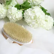 Perie de baie cu maner, din lemn Top Choice 1994