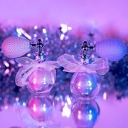 Sclipici corp cu pulverizator Fairy Dust, pentru fetite, Mov, Martinelia