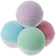 Set 4 bile de baie Pure Energy Multicolor IDC Institute 70 g