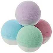Set 4 bile de baie Pure Energy Multicolor IDC Institute 70 g