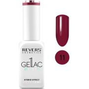 Lac de unghii Gellac 1 Step, Hybrid Effect, Non UV, Revers, 11 Grena, 10 ml