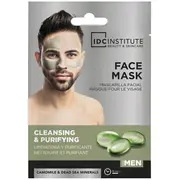Masca faciala pentru barbati Oil Control cu musetel si minerale de la Marea Moarta, IDC Institute 3439, 15 g