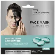 Masca faciala pentru barbati cu acid hialuronic si minerale de la Marea Moarta IDC Institute 3438, 22 g