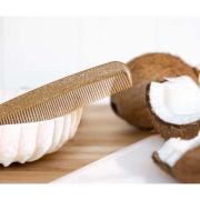 Pieptan cu maner, din fibra de cocos 100% reciclabil Top Choice 60588, 21 cm