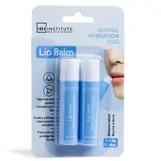 Set 2 balsam de buze cu hidratare intensa Duo IDC Institute 42101, 2x4 g