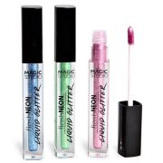 Fard de pleoape Neon Liquid Glitter Magic Studio 32009, 5 ml, roz