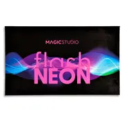 Paleta 18 farduri de pleoape Flash Neon Shadow, Magic Studio, 24500