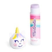 Set 12 Balsamuri de buze cu stampila Magical Unicorn, Martinelia, 79003, 1,8g