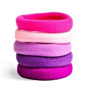Set 5 elastice pentru par Martinelia 3011w, roz si mov