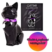 Set 6 Apa de parfum pentru femei Gattina Black Accentra 8256175, 75 ml+ Tester GRATUIT