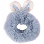Set doua elastice de par Top Choice 25990, Puffy (1 roz + 1 gri)