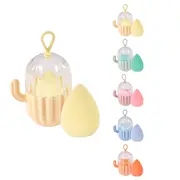 Burete machiaj, pentru aplicarea fondului de ten, Blender, stil lacrima Top Choice 38419, cu cutie depozitare