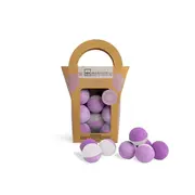 Pachet 12 Seturi 8 bile efervescente de baie Sakura/Orhideea/Violeta, IDC Institute 99021, 8 x 15g