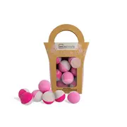 Pachet 12 Seturi 8 bile efervescente de baie Sakura/Orhideea/Violeta, IDC Institute 99021, 8 x 15g