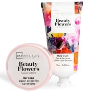 Set 2 produse cosmetice Beauty Flowers IDC Institute 44040, 90 ml si 90 g
