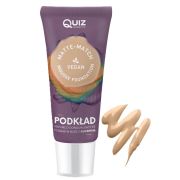 Set 24 bucati Fond de ten spuma Matte-Match Mousse + 3 testere Matte-Match Mousse, Quiz Cosmetics 30 ml (cu adaptare la nuanta tenului)