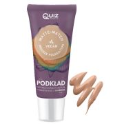 Set 24 bucati Fond de ten spuma Matte-Match Mousse + 3 testere Matte-Match Mousse, Quiz Cosmetics 30 ml (cu adaptare la nuanta tenului)