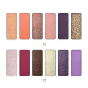 Set mix 12 farduri de pleoape New City Trends, Revers, nr 15, 16, 17, 18