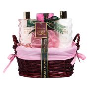 Cos cu 4 produse de ingrijire Trandafir si Bujor Secret Stories, IDC Institute 44081, 750 ml