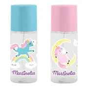 Set 2 Apa de colonie pentru copii, Blue & Pink Unicorn Sweet Dreams, Martinelia 3151, 2x85 ml