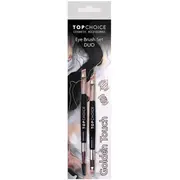 Set 2 pensule de machiaj pentru sprancene Golden Touch Duo, 38679, Top Choice