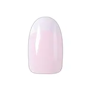 Set 24 unghii artificiale French, ovale, roz,  Top Choice, 78422