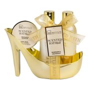 Set 3 produse de ingrijire Scented Gold Shoe, IDC Institute 12119, 410 ml