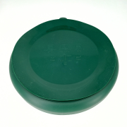 Farfurie rotunda din silicon compartimentata, Coccorito, Dark Green