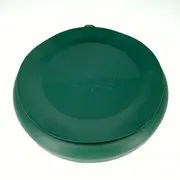 Farfurie rotunda din silicon compartimentata, Coccorito, Dark Green