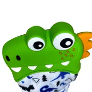 Manusa pentru dentitie din silicon - crocodil