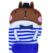 Manusa pentru dentitie din silicon - iepuras maro