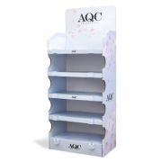 Display mare din carton, alb, pentru produse Aquarius Fragrances, 306004D