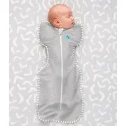 Love to Dream sac de dormit pentru infasat Swaddle Up, gri, Nou-nascut, 2,2-3,8kg, 1 TOG