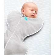 Love to Dream sac de dormit pentru infasat Swaddle Up, gri, S, 3.5-6kg,  1 TOG