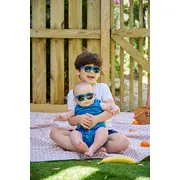Ochelari de soare copii, ultraflexibili,  Babiators,  Good As Blue, lentile fumurii, 3-5 ani