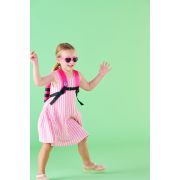 Ochelari de soare copii, ultraflexibili,  Babiators, Paparazzi Pink, lentile fumurii, 0-2 ani