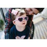 Ochelari de soare copii, ultraflexibili,  Babiators, Princess Pink, lentile fumurii, 0-2 ani