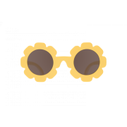 Ochelari de soare copii, ultraflexibili,  Babiators, Sweet Sunflower, lentile amber, 0-2 ani