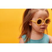 Ochelari de soare copii, ultraflexibili,  Babiators, Sweet Sunflower, lentile amber, 3-5 ani