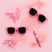 Ochelari de soare copii, ultraflexibili,  Babiators, Think Pink, lentile fumurii, 3-5 ani