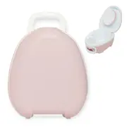 Olita portabila cu capac si maner My Carry Potty, Roz pal