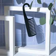 Pieptan pentru descurcat parul ondulat, cu maner tip carlig, Top Choice, 1543