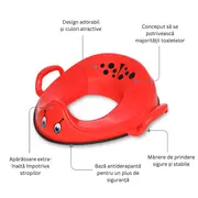 Reductor cu manere pentru toaleta, My Trainer Seat, Gargarita