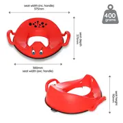 Reductor cu manere pentru toaleta, My Trainer Seat, Gargarita