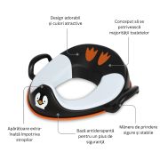 Reductor cu manere pentru toaleta, My Trainer Seat, Pinguin