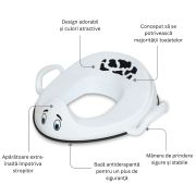Reductor cu manere pentru toaleta, My Trainer Seat, Vacuta