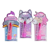 Set 18 bucati ruj de buze pentru fetite Juicy World 35077, Martinelia 4g